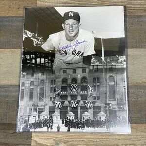 Signed Original Whitey Ford New York Yankees Baseball MLB Memorabilia Autograph